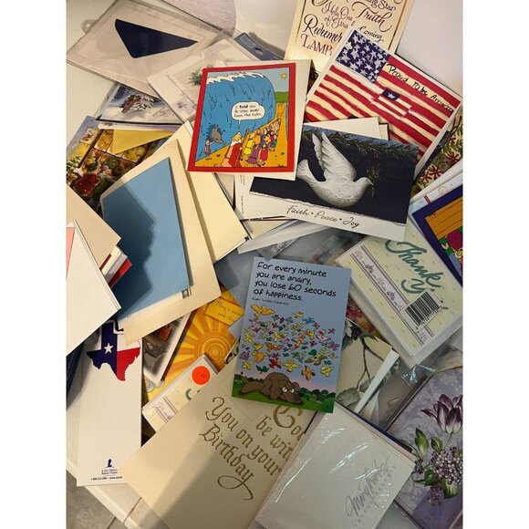 Assorted Greeting Cards Birthday Thank You Christmas Humor Sympathy & Envelopes - Picture 3 of 5